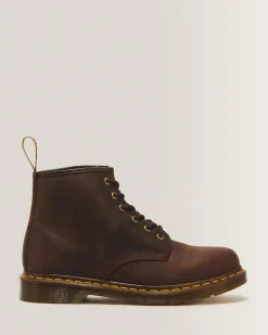 Cheap 101 Crazy Horse Leren Enkellaarzen MENS Enkellaarzen|Winter Stijlen