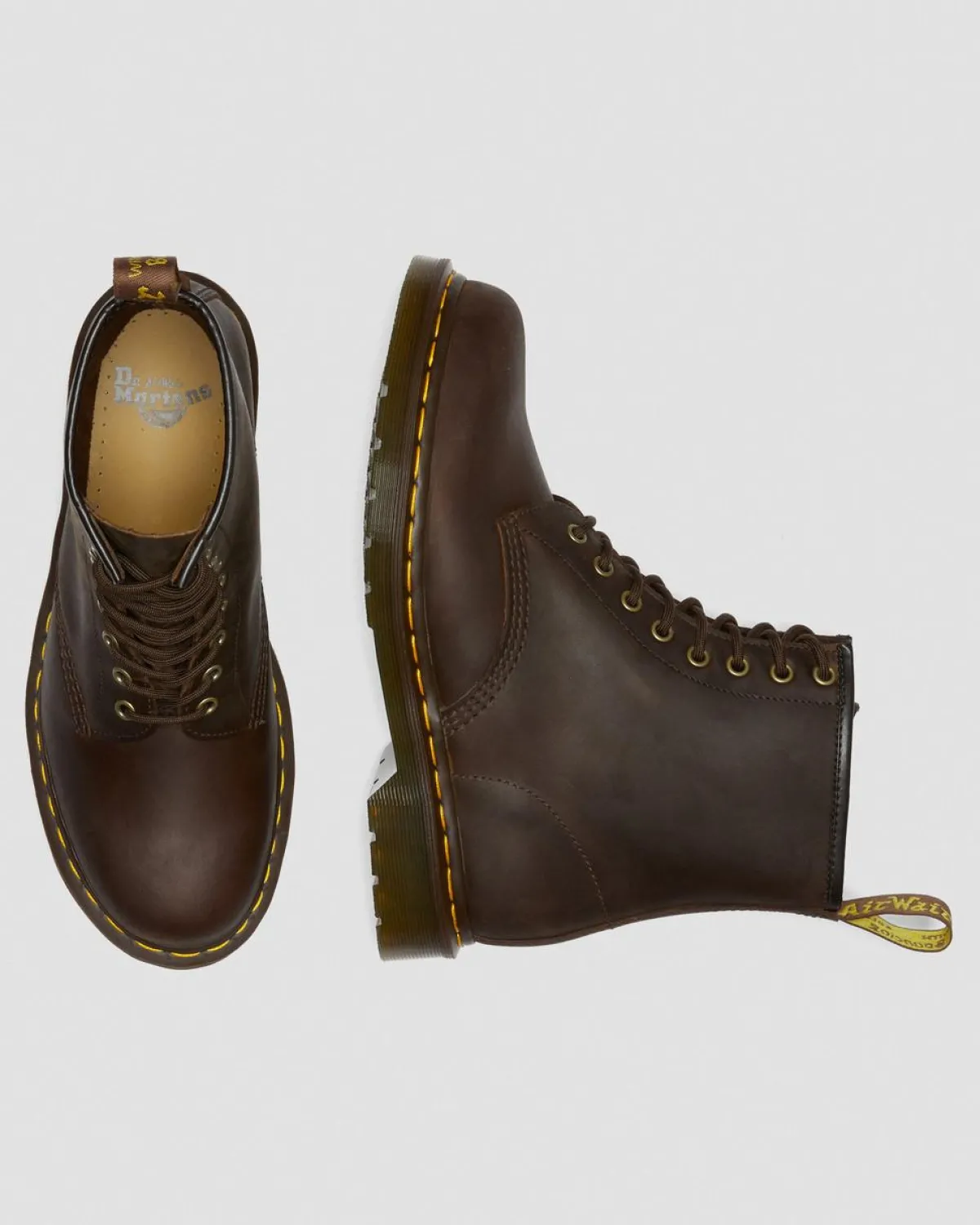 Outlet 1460 Crazy Horse Leren Veterlaarzen TRENDING-STYLES-UK Enkellaarzen|Winter Stijlen