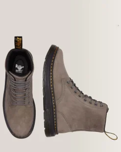 Online Crewson Leren Veterlaarzen UNISEX Suède|Trending Stijlen