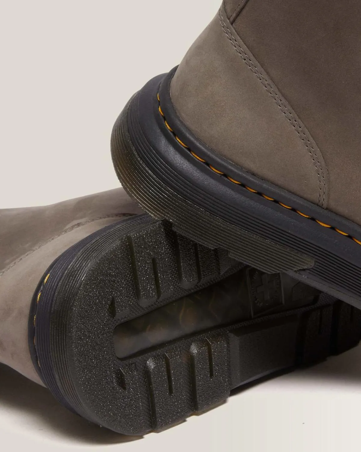 Online Crewson Leren Veterlaarzen UNISEX Suède|Trending Stijlen