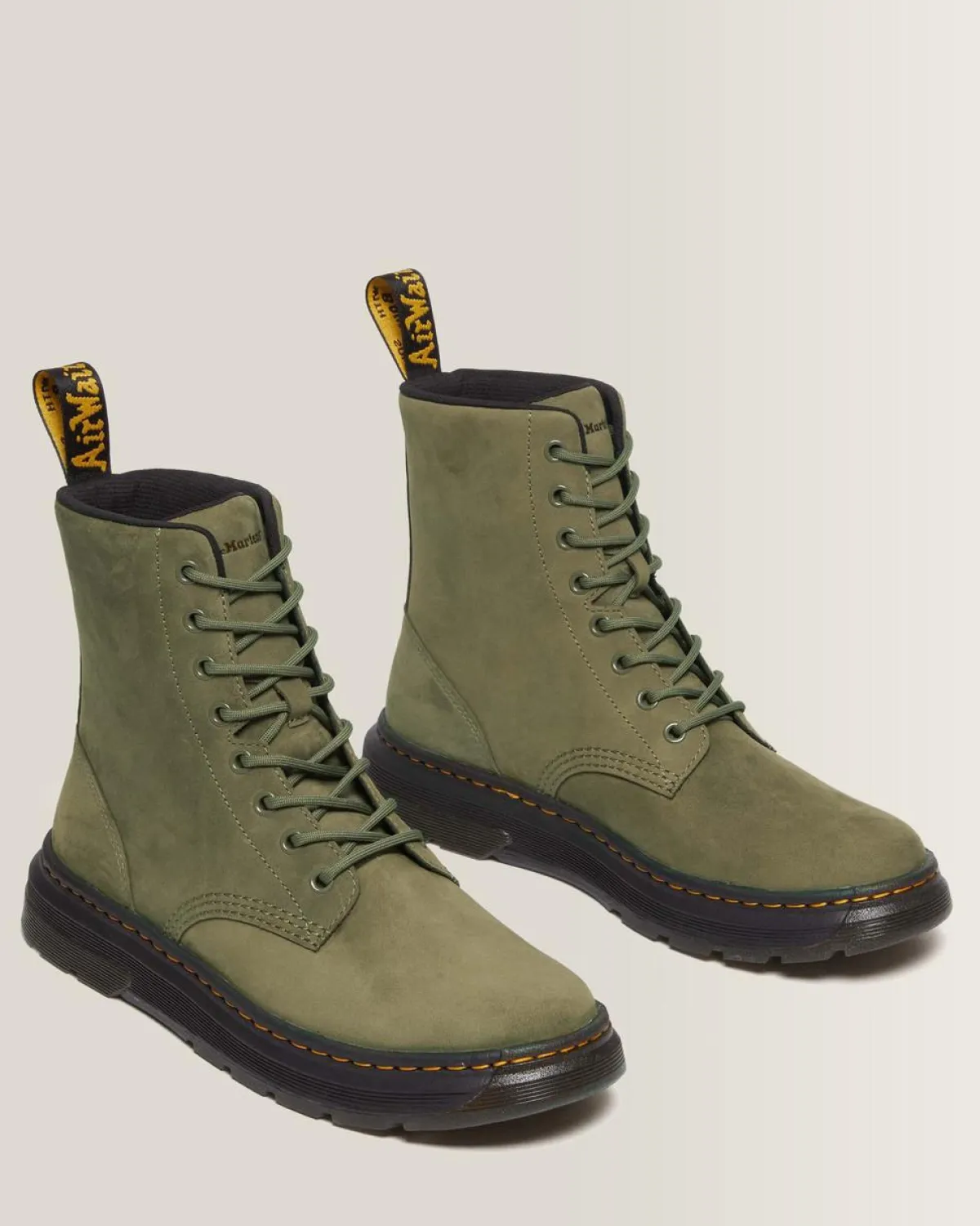 Discount Crewson Leren Veterlaarzen UNISEX Suède|Trending Stijlen