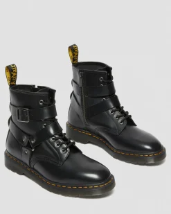Flash Sale Cristofor Leren Harnas Veterlaarzen MENS Heren Sale|Laarzen