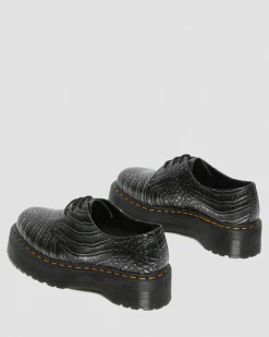 Flash Sale 1461 Croc Emboss Leren Platform Schoenen WOMENS Platform Schoenen