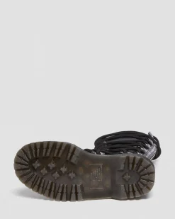 Store Daria 1B60 Bex Leren Kniehoge Veterlaarzen UNISEX Hoge Laarzen|Veterlaarzen