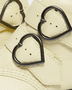New Devon Heart Leren Platform Laarzen WOMENS Dames Sale|Enkellaarzen