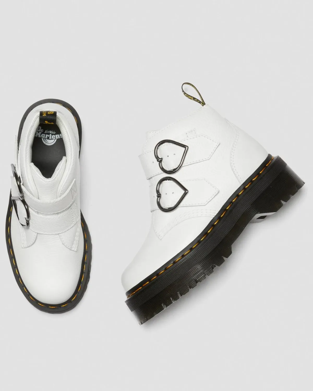 Flash Sale Devon Heart Leren Platform Laarzen WOMENS Enkellaarzen|Platform Laarzen