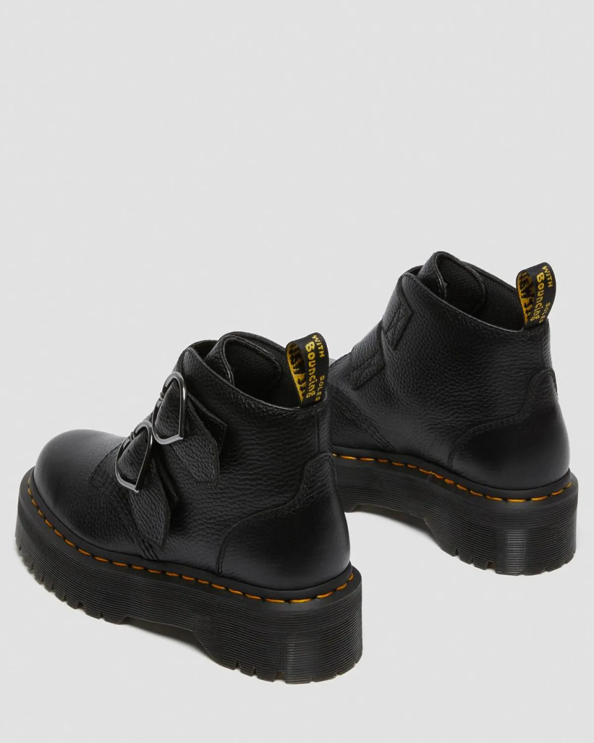 Sale Devon Heart Leren Platform Laarzen WOMENS Enkellaarzen|Platform Laarzen