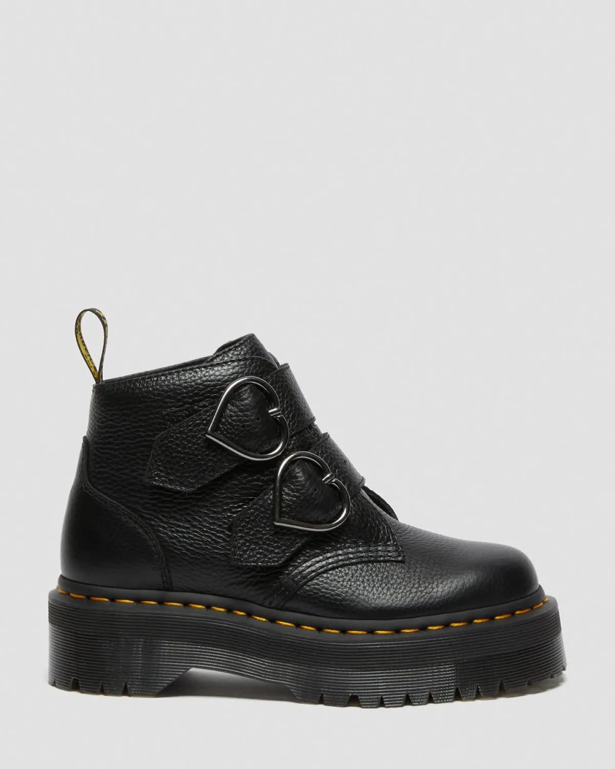 Sale Devon Heart Leren Platform Laarzen WOMENS Enkellaarzen|Platform Laarzen