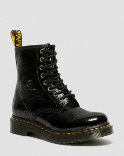 Online 1460 Distressed Lakleren Laarzen WOMENS Veterlaarzen