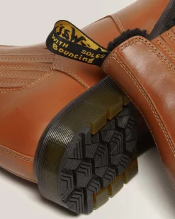 Discount 2976 DM's Wintergrip Leren Chelsea Laarzen MENS Enkellaarzen|Winter Stijlen