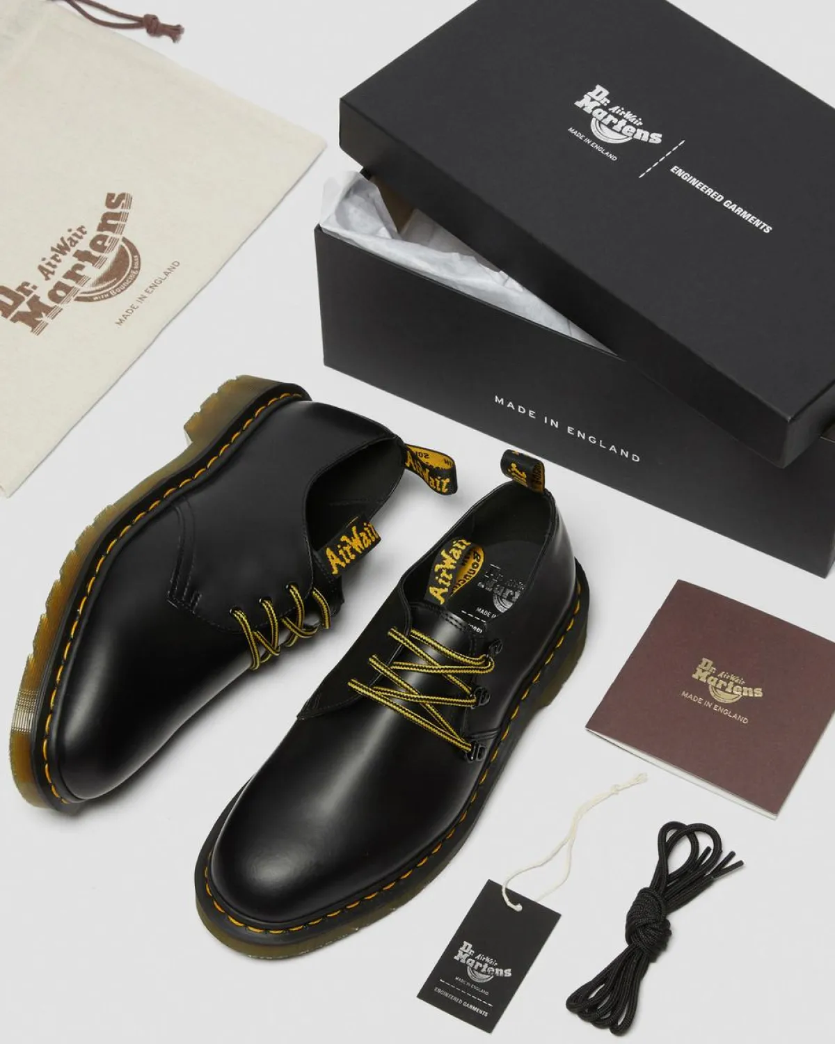 Outlet 1461 Engineered Garments Smooth Leren Schoenen UNISEX Made In England|Made In England Schoenen