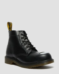 Clearance 101 Exposed Stalen Neus Leren Laarzen MENS Enkellaarzen|Veterlaarzen