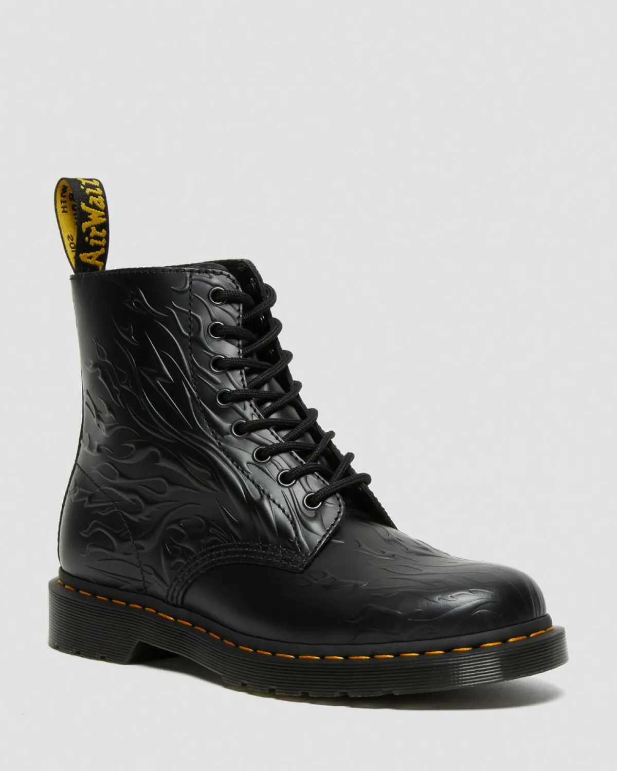 Discount 1460 Flames Emboss Leren Veterlaarzen WOMENS Enkellaarzen|Veterlaarzen