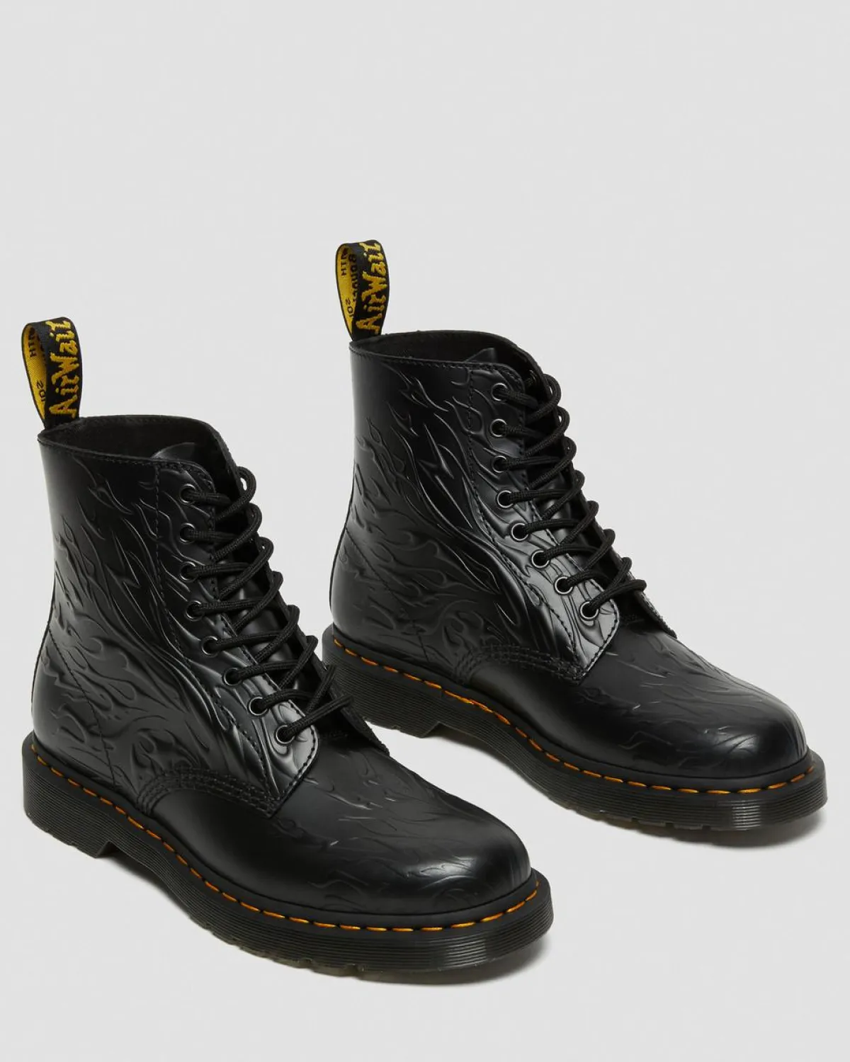Discount 1460 Flames Emboss Leren Veterlaarzen WOMENS Enkellaarzen|Veterlaarzen