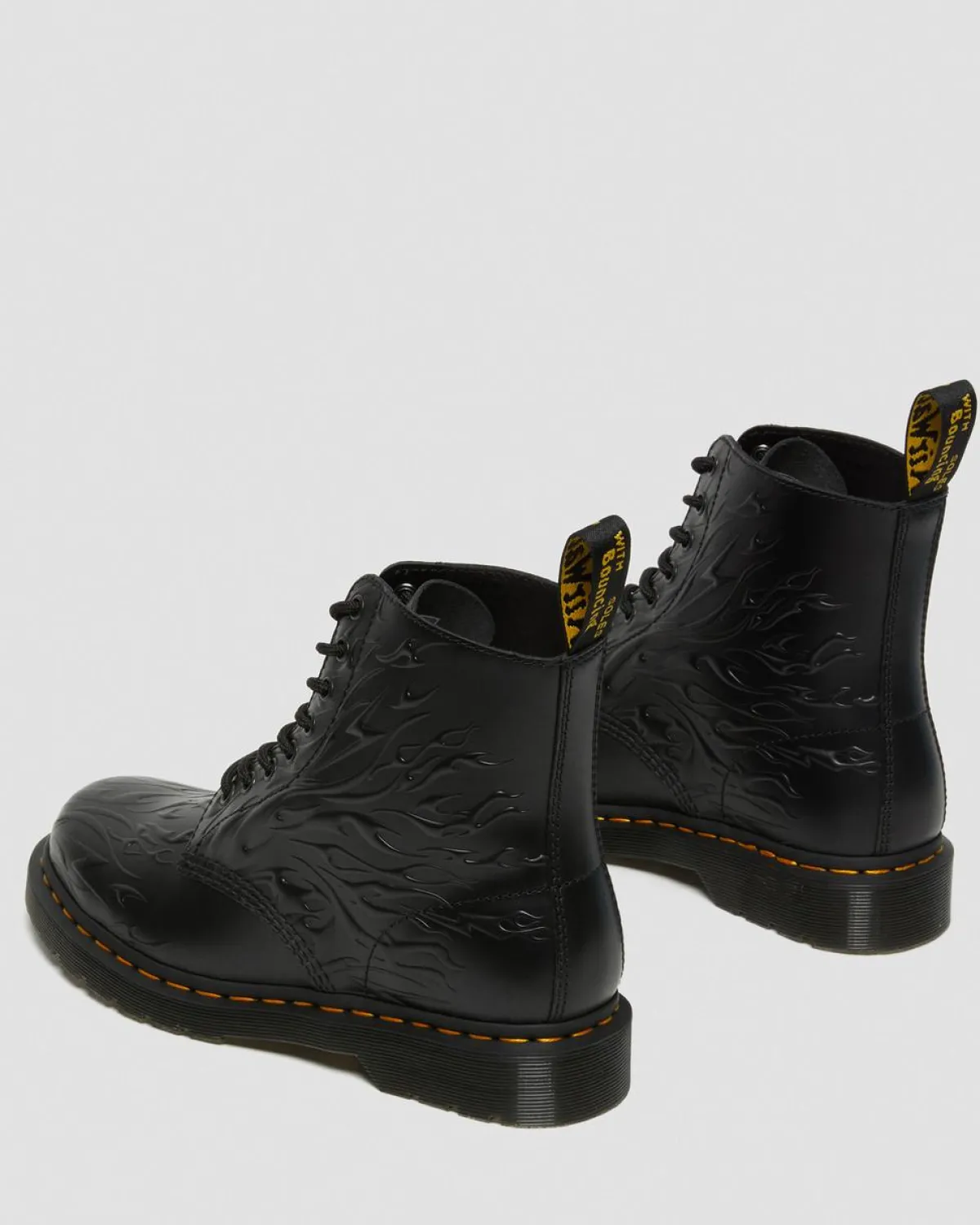 Discount 1460 Flames Emboss Leren Veterlaarzen WOMENS Enkellaarzen|Veterlaarzen