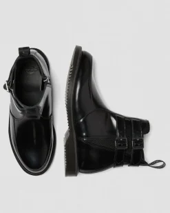 Online FLORA GEPOLIJSTE SMOOTH LEREN CHELSEA BOOTS WOMENS Chelsea Boots