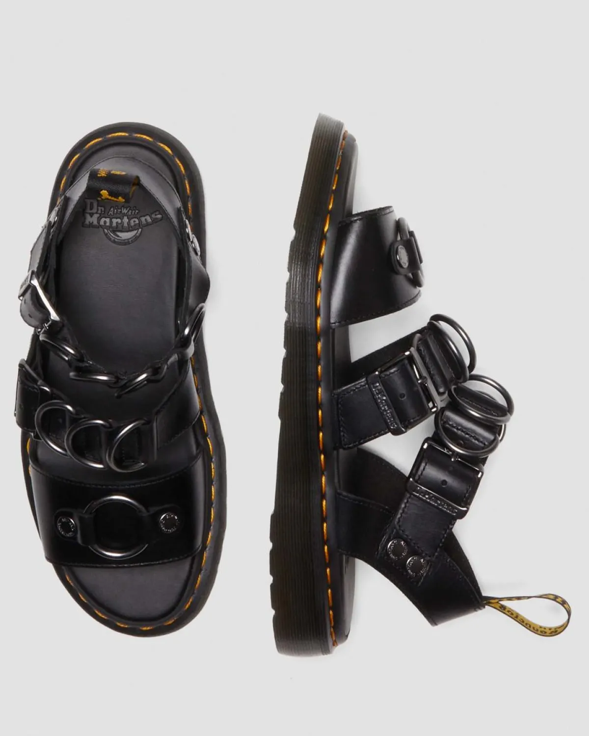 Hot Gryphon Alternatieve Brando Leren Sandalen met Band UNISEX Sandalen|Sandalen