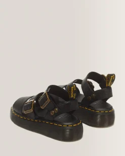 Shop Gryphon Quad Leren Platform Sandalen WOMENS Sandalen|Platform Sandalen