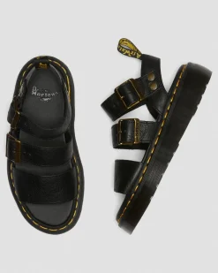 Shop Gryphon Quad Leren Platform Sandalen WOMENS Sandalen|Platform Sandalen