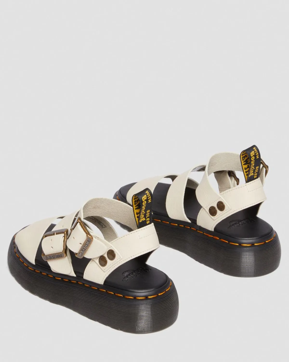Flash Sale Gryphon Quad Leren Platform Sandalen WOMENS Platform Sandalen|Sandalen