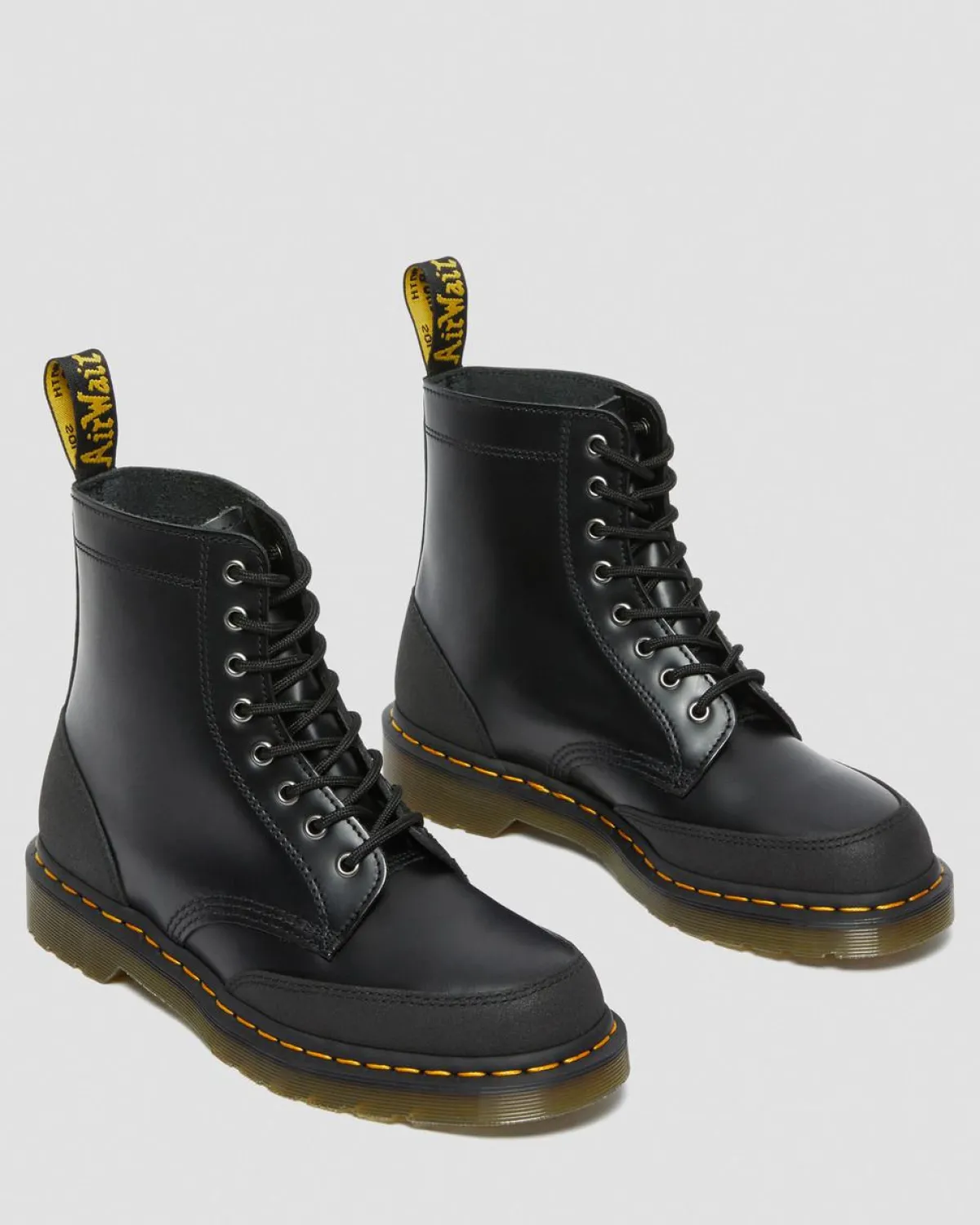 Shop 1460 Guard Panel Leren Veterlaarzen WOMENS Heren Sale|Enkellaarzen