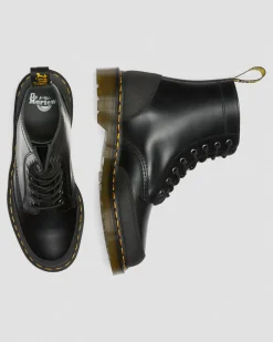 Shop 1460 Guard Panel Leren Veterlaarzen WOMENS Heren Sale|Enkellaarzen