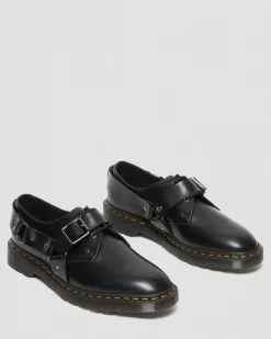 Sale Henree Smooth Leren Schoenen met Gesp MENS Veterschoenen