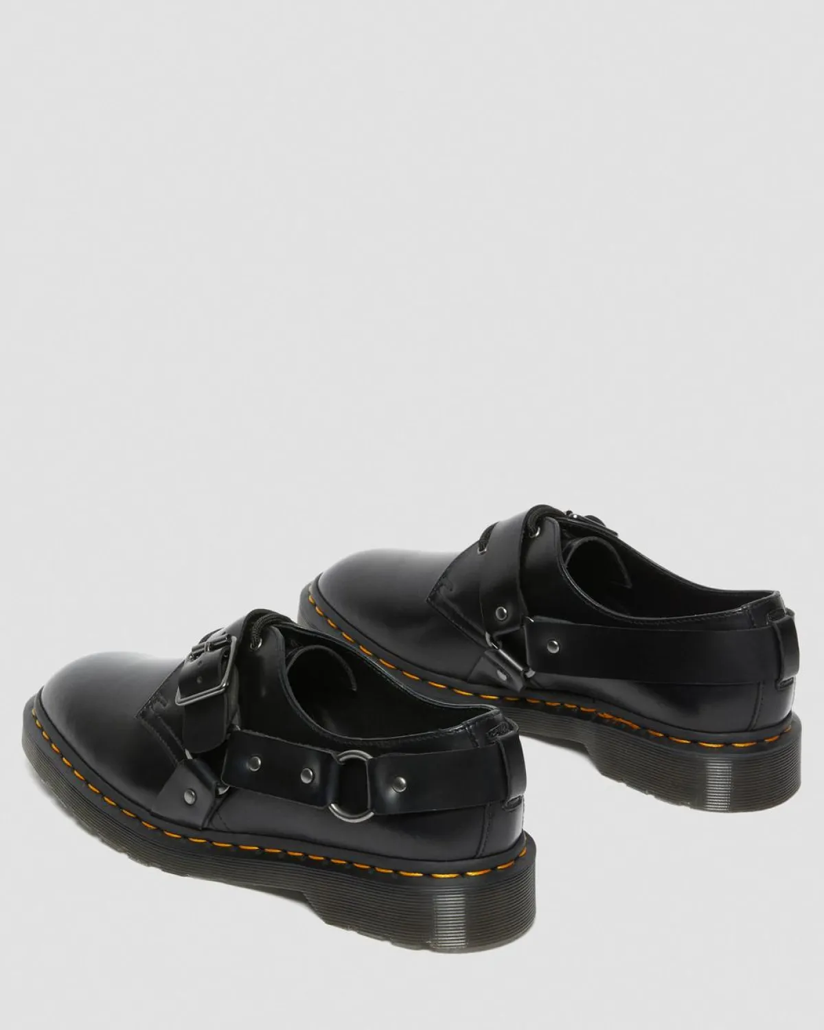 Sale Henree Smooth Leren Schoenen met Gesp MENS Veterschoenen