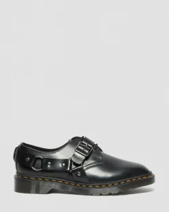Sale Henree Smooth Leren Schoenen met Gesp MENS Veterschoenen