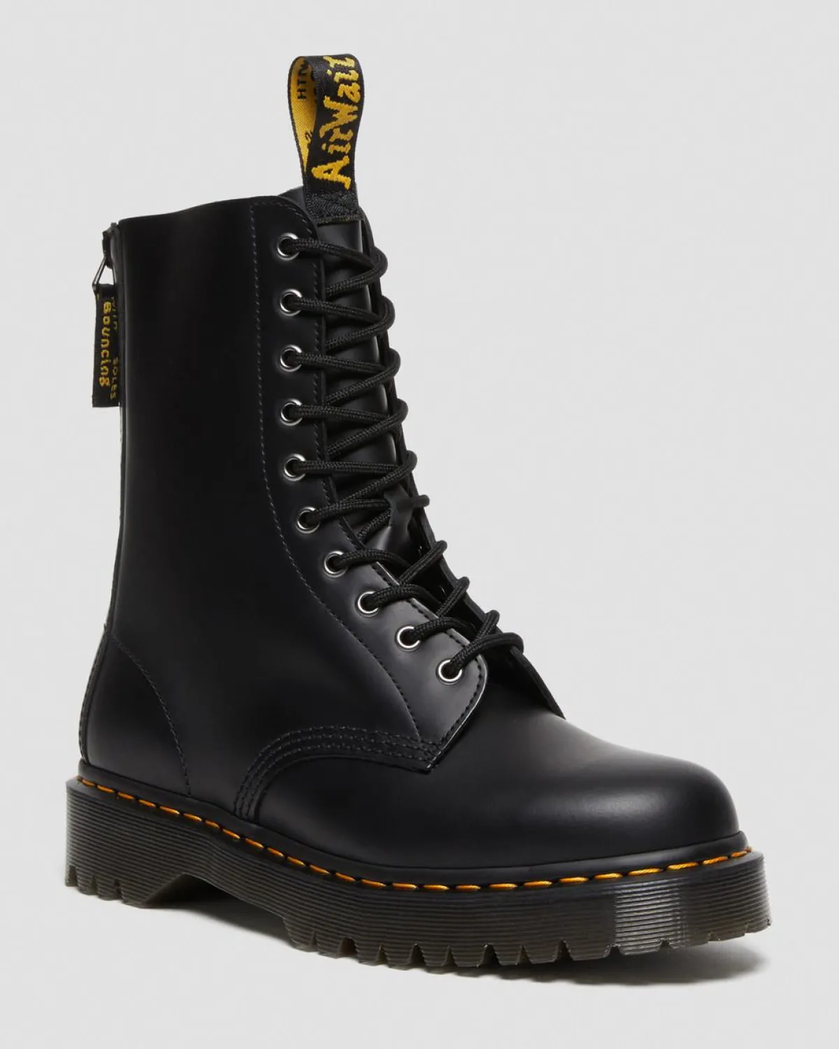 New 1490 Hi Bex Zip Leren Laarzen MENS Platform Laarzen|Enkellaarzen