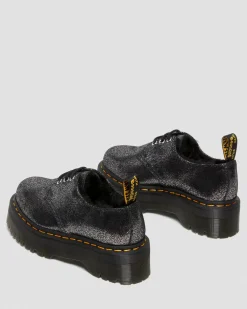 New 1461 Imitatiebont Gevoerde Metallic Leren Platform Schoenen WOMENS Dames Sale|Schoenen