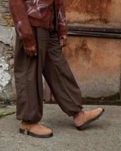Discount Isham Desert Oasis Suède Mules MENS Suède|Nieuw Binnen