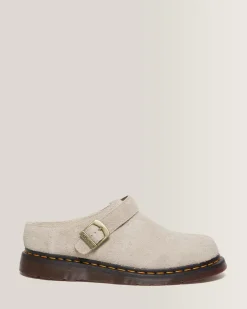 Best Isham Imitatie Schapenvacht Gevoerde Suède Mules UNISEX Suède|Nieuw Binnen
