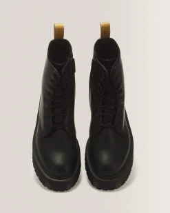 Shop Jado II Mono Vegan Platformlaarzen TRENDING-STYLES-UK Platform Laarzen|Vegan Laarzen