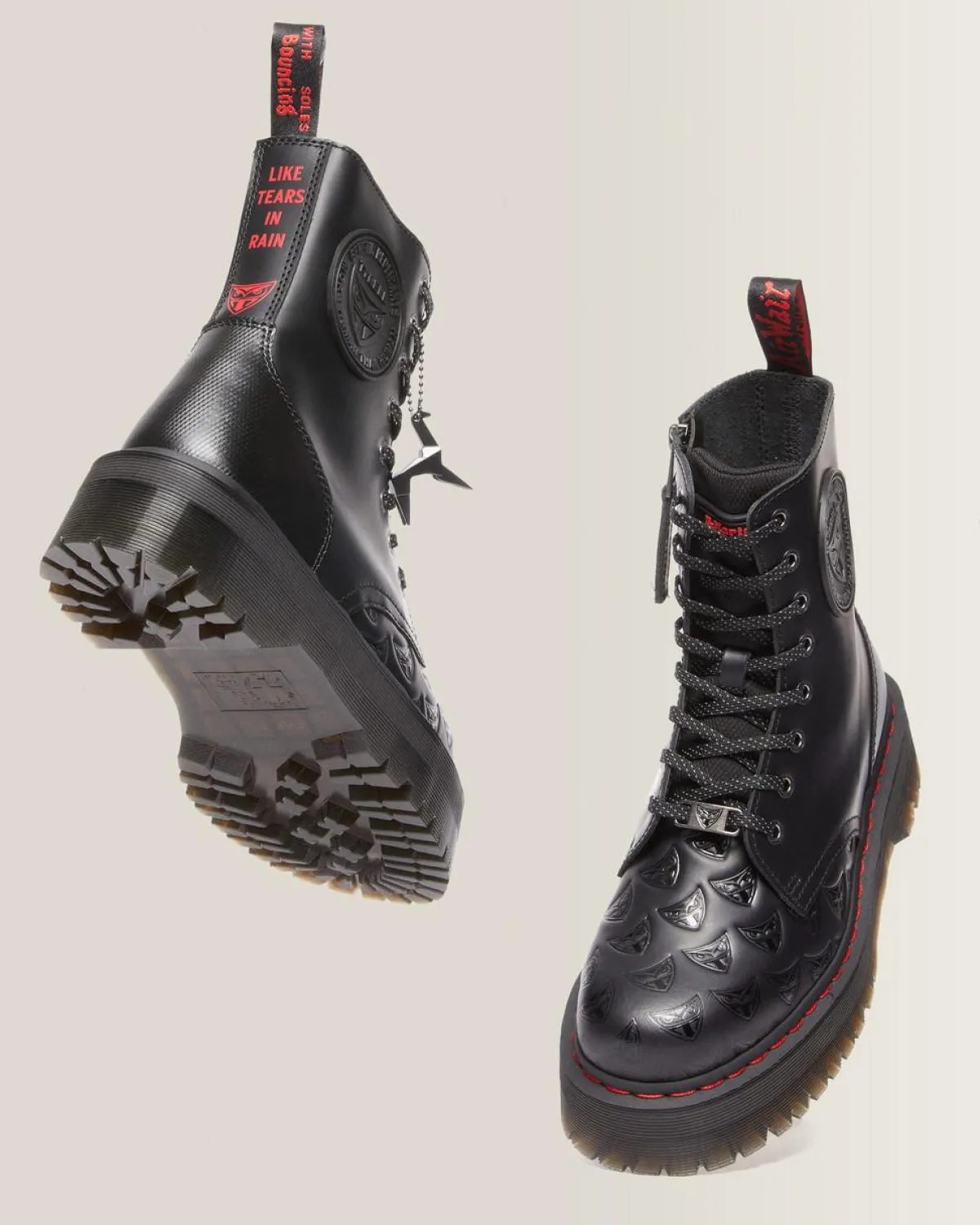 Clearance Jadon Blade Runner Leren Laars UNISEX Nieuw Binnen|Platform Laarzen
