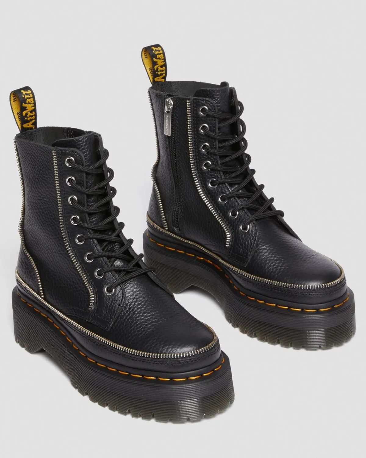 Best Jadon Hardware Leren Platformlaarzen WOMENS Laarzen