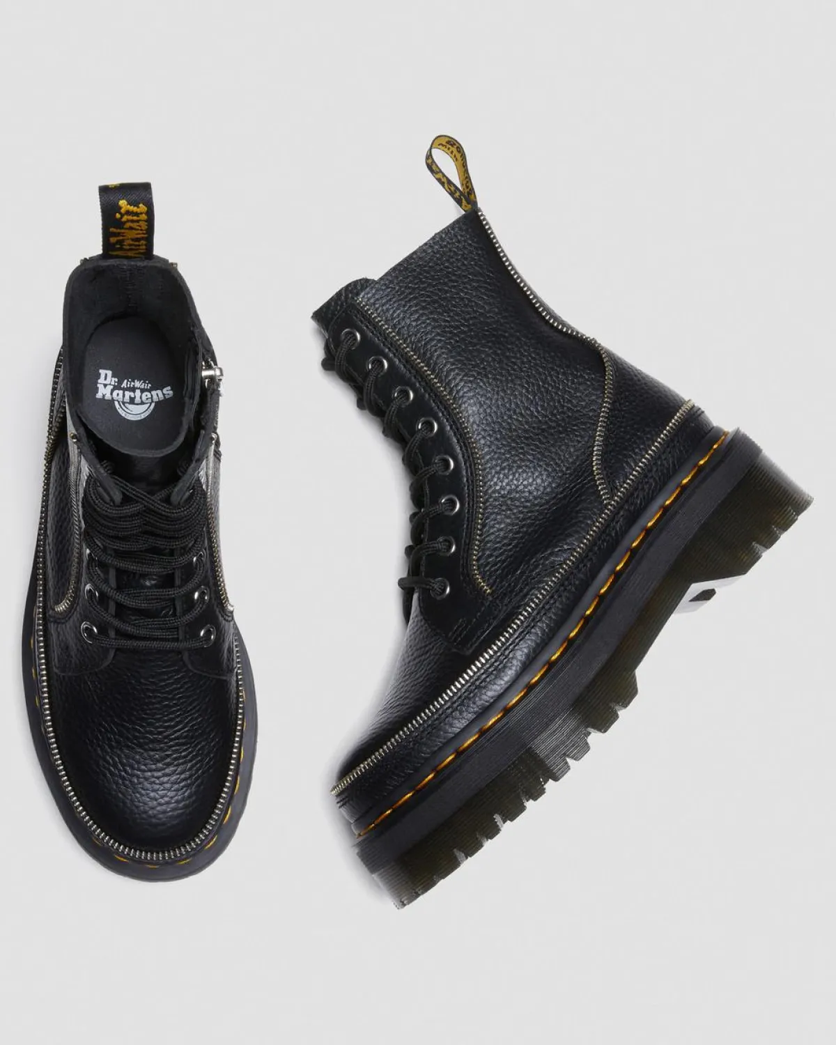 Best Jadon Hardware Leren Platformlaarzen WOMENS Laarzen