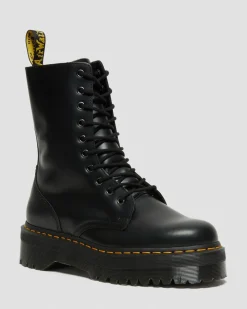 Discount Jadon Hi Smooth Leren Platformlaarzen MENS Platform Laarzen|Winter Stijlen