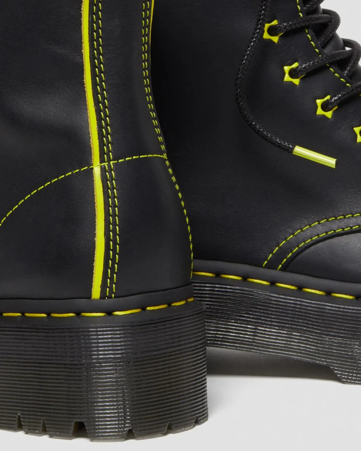 Best Sale Jadon II Neon Ster Leren Platform Laarzen GIFTS Enkellaarzen|Platform Laarzen