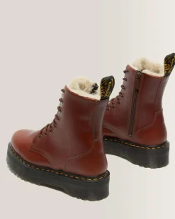 Store Jadon Imitatiebont Gevoerde Platform Laarzen WOMENS Winter Stijlen|Laarzen