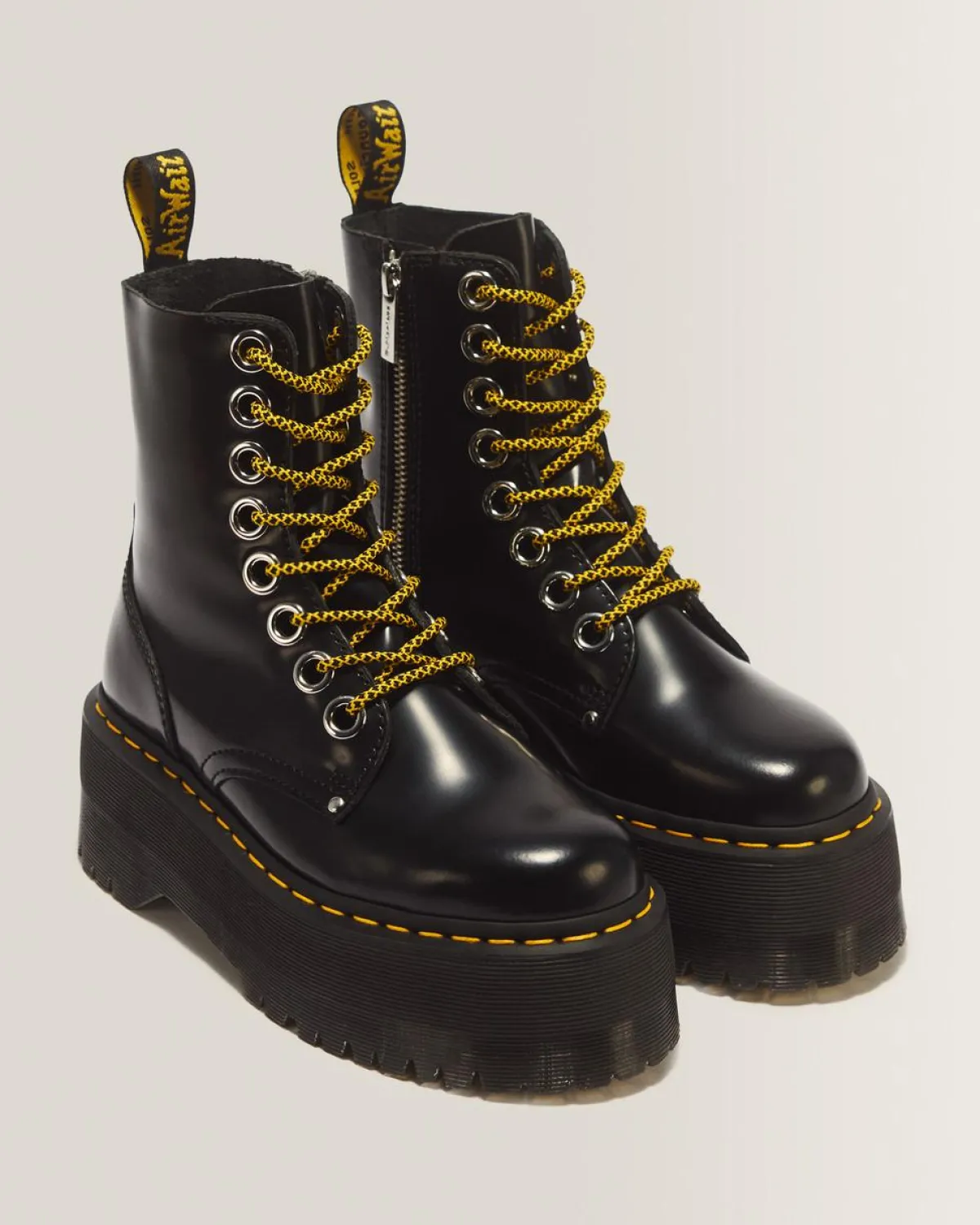 Store Jadon Max Buttero Leren Platformlaarzen UNISEX Veterlaarzen|Enkellaarzen