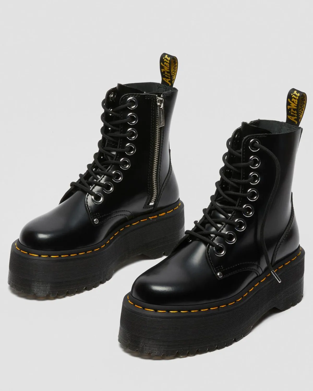 Store Jadon Max Buttero Leren Platformlaarzen UNISEX Veterlaarzen|Enkellaarzen