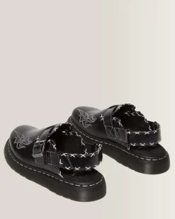 Cheap Jorge Contrasterende Steek Leren Mules Nieuw Binnen|Sandalen