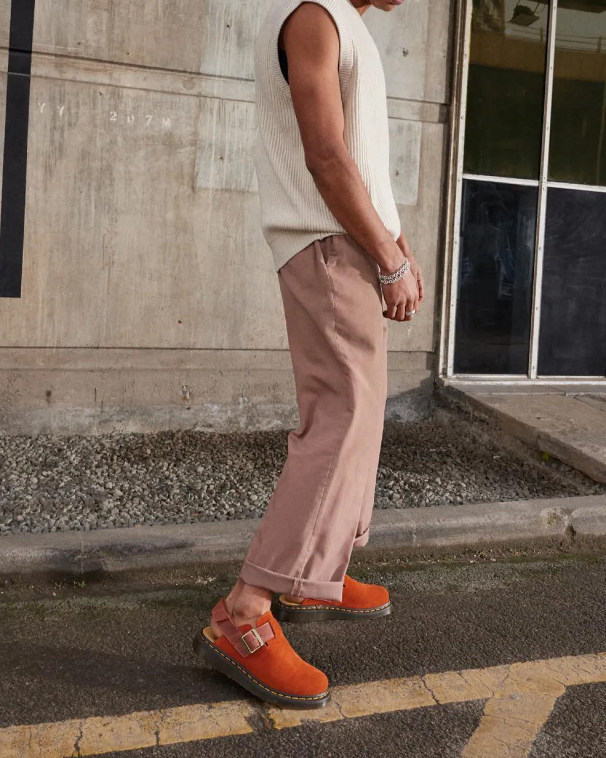 Best Jorge II Suède & Leren Slingback Mules MENS Suède|Casual Stijlen