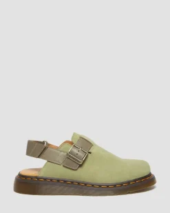 Cheap Jorge II Suède & Leren Slingback Mules MENS Suède|Casual Stijlen