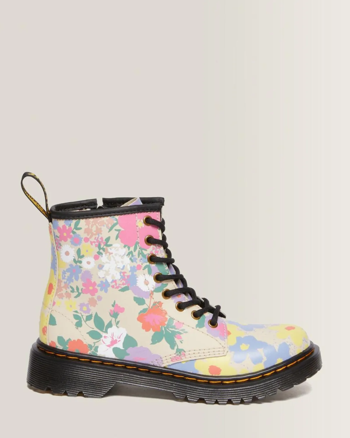 Flash Sale Junior 1460 Floral Mash Up Hydro Leren Veterlaarzen UNISEX Sale Voor Kinderen|Meisjes Schoolschoenen