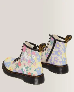 Flash Sale Junior 1460 Floral Mash Up Hydro Leren Veterlaarzen UNISEX Sale Voor Kinderen|Meisjes Schoolschoenen