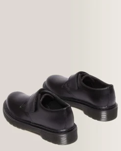 Flash Sale Junior Kamron Leren Velcro Oxford Schoenen met Band KIDS Meisjes Schoolschoenen|Jongens Schoolschoenen