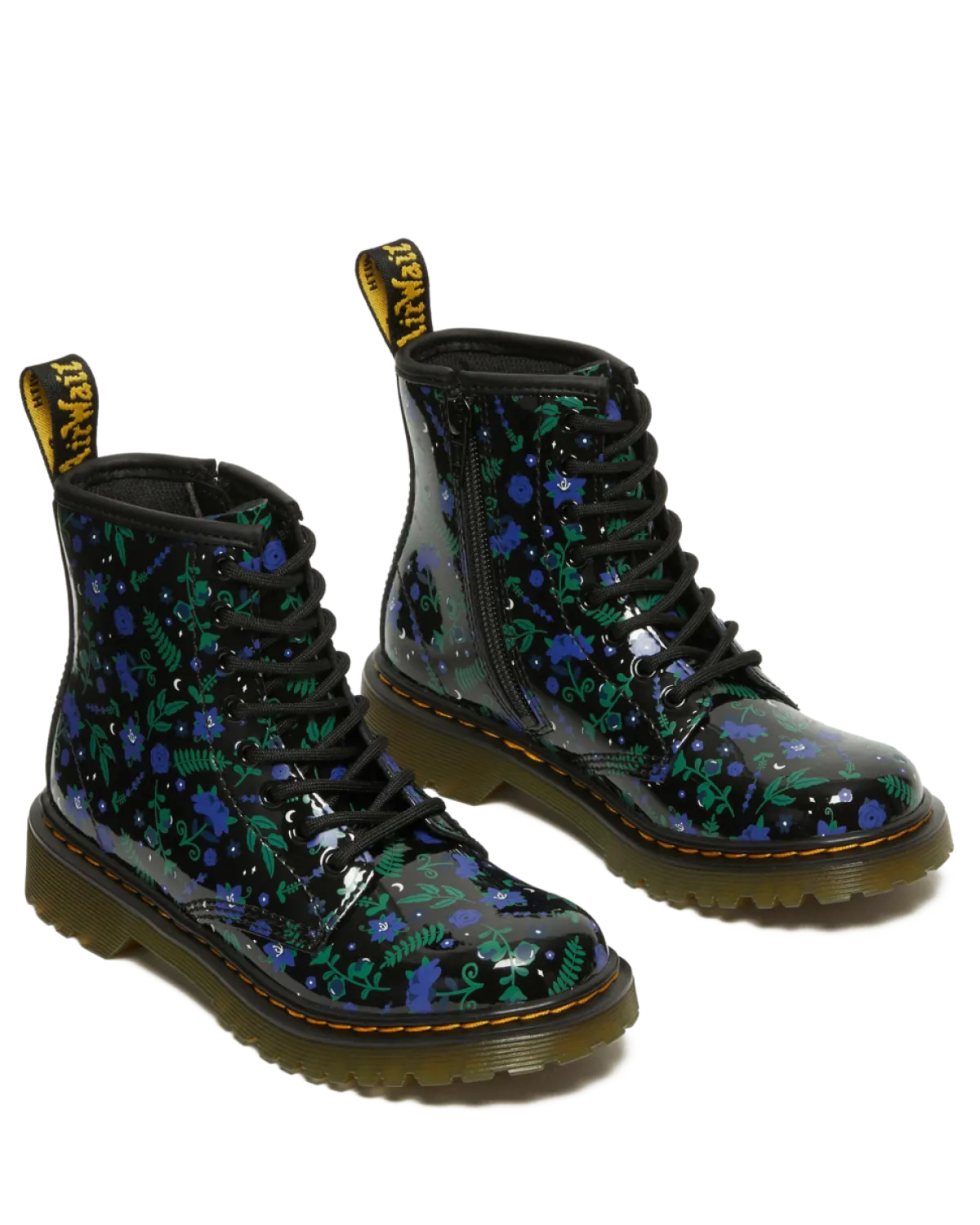 Clearance Junior 1460 Mystic Floral Leren Veterlaarzen UNISEX Sale Voor Kinderen