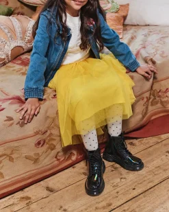 Hot Junior 1460 Regenboog Leren Veterlaarzen KIDS Laarzen|Jongens